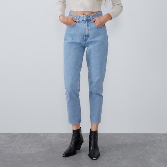 Zara Jeans Zara Mom Fit Jeans Poshmark